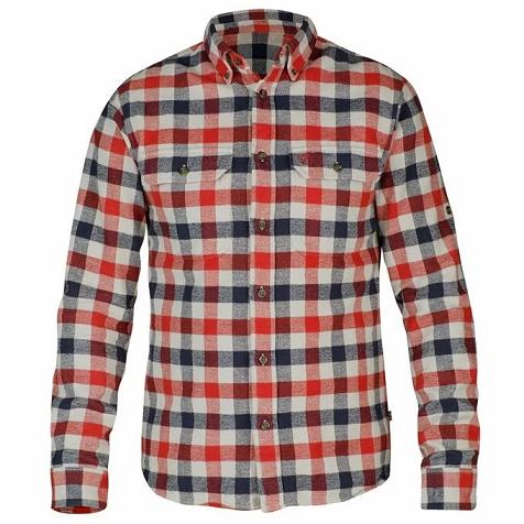 Fjällräven Men Skog Shirts Red PH328389 Philippines